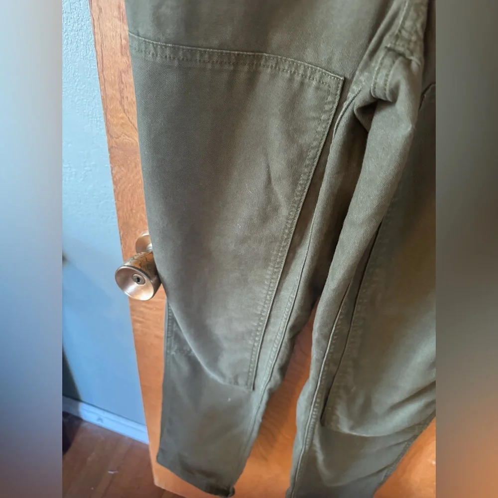 REI Co-Op Trailsmith Workwear Olive Green Overalls - Picture 4 of 11